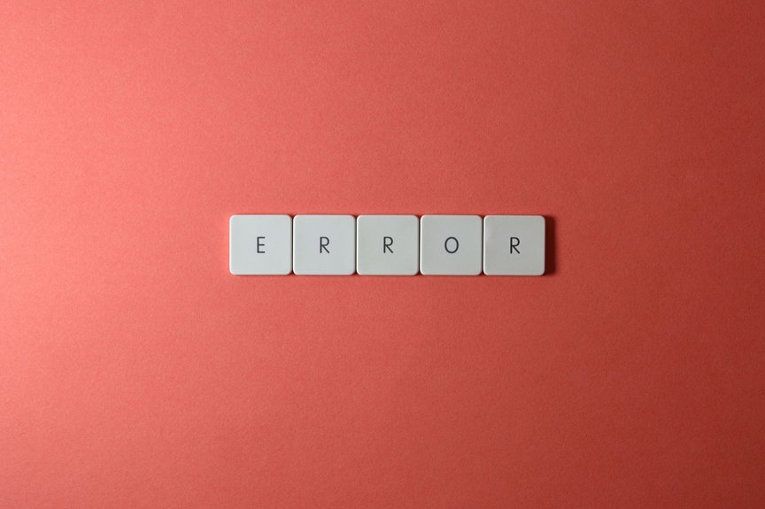 unexpected errors after 9715011819 operations